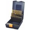 Garant HSS-E Stub Drill Set with Case, TiN Coated, Sizes: 1-10 mm 113740 1-10 - alternate 1